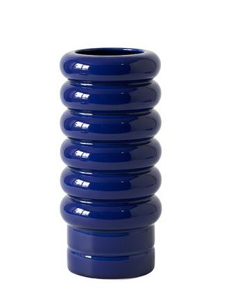 Wazon ceramiczny NANA Kobalt Malwina Konopacka  ø9x25cm