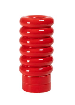 Wazon ceramiczny NANA Red Malwina Konopacka  ø9x25cm