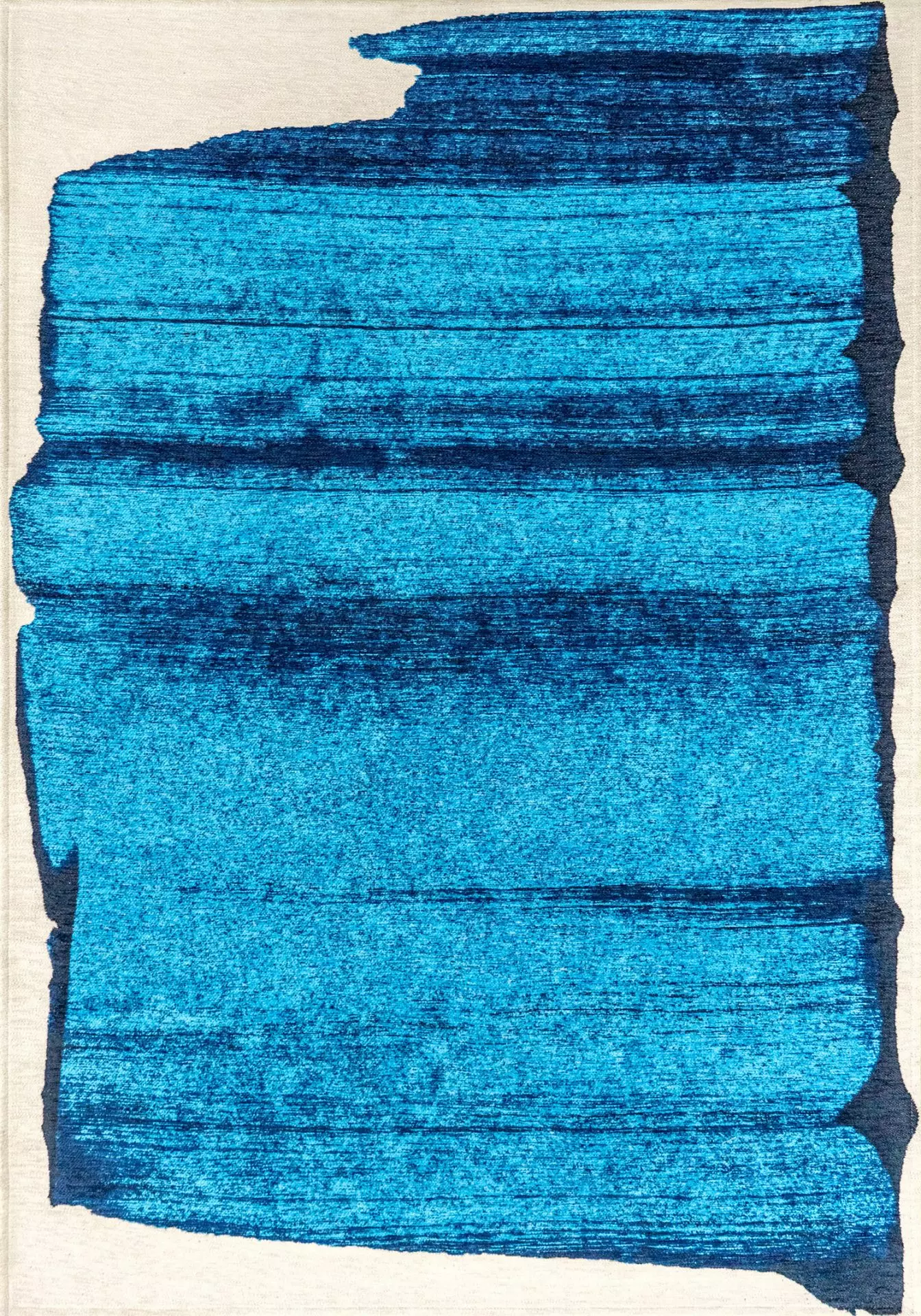 Dywan Niebiesko Beżowy – BRUSH DIVA BLUE 2080 Louis De Poortere