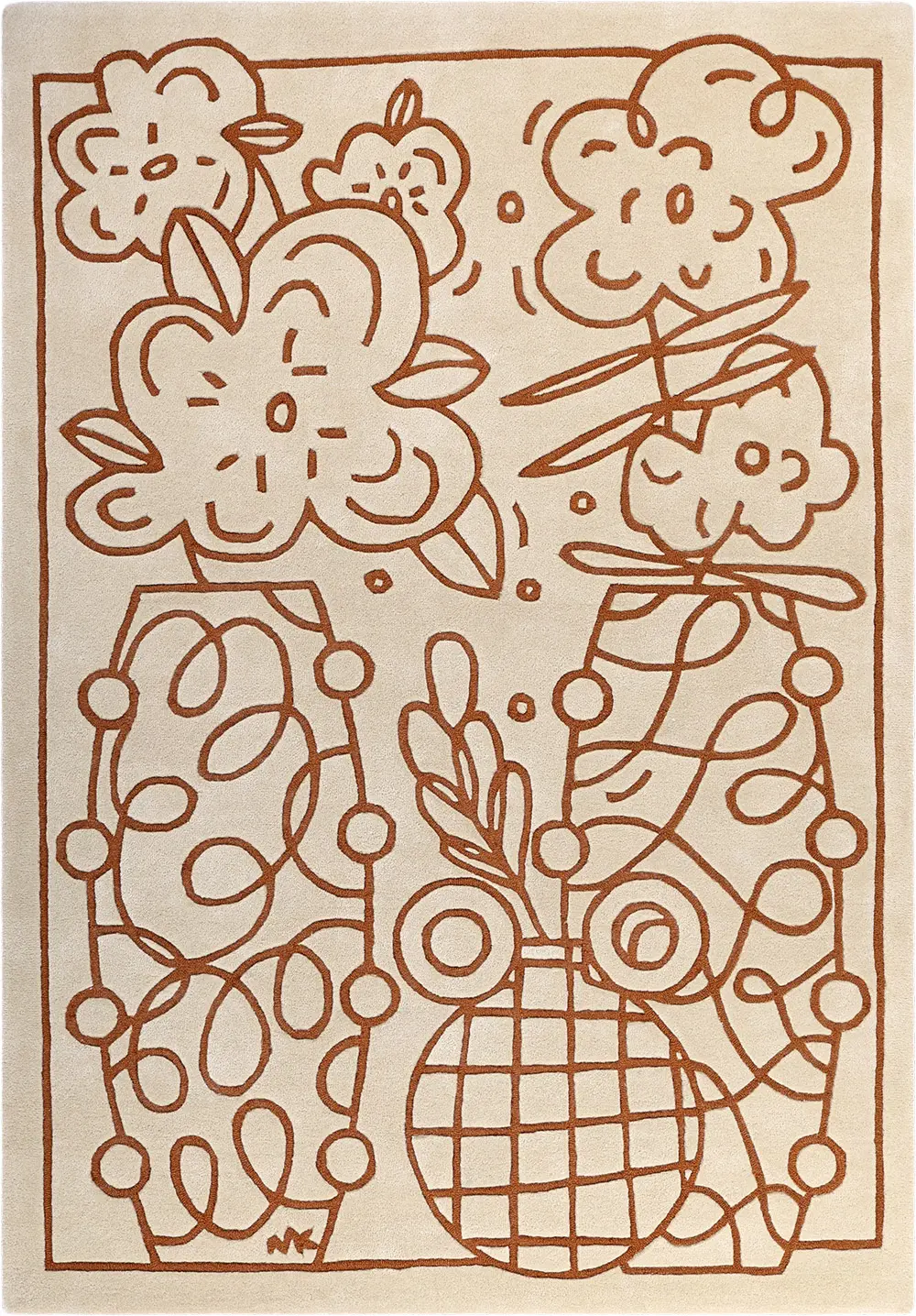 Dywan wełniany – Florence Terracotta 5507 Malwina Konopacka
