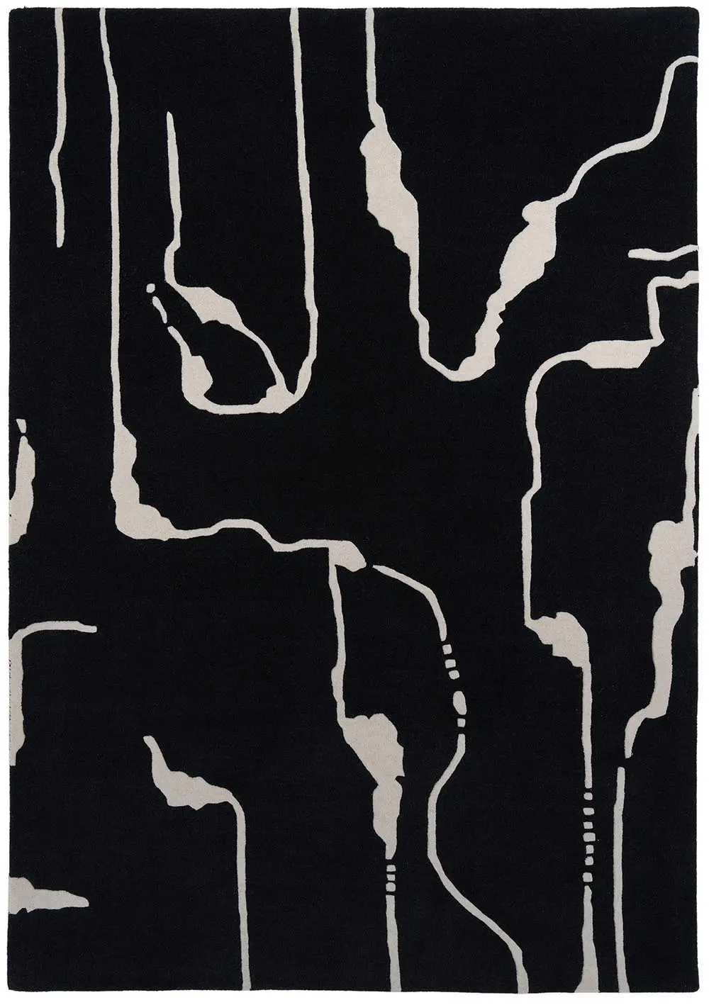 Dywan abstrakcyjny  SHAPES CANYON BLACK 5118