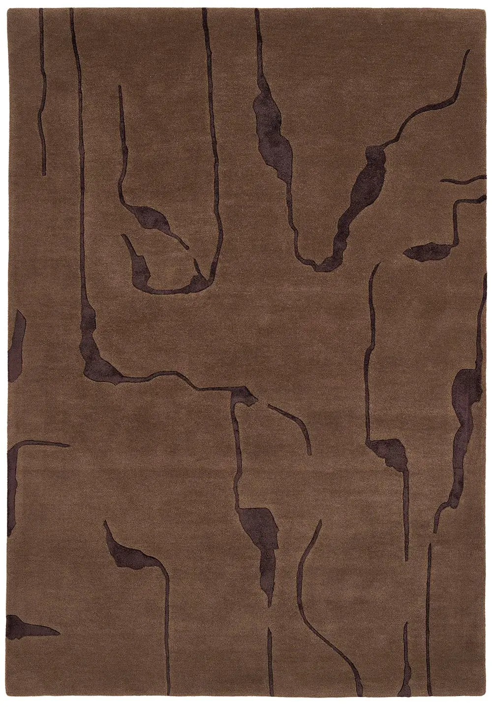 Dywan abstrakcyjny SHAPES CANYON BROWN 5119